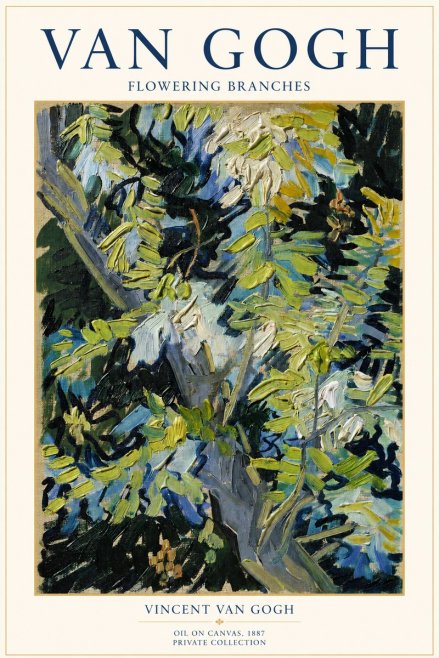 Van Gogh Flowering Branches No1 - Juliste