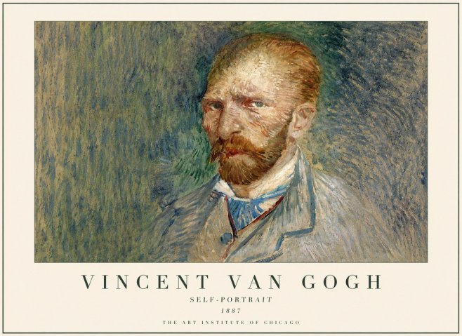 Van Gogh Self-portrait V No3 - Juliste