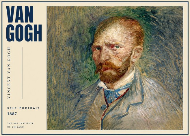 Van Gogh Self-portrait V No4 - Juliste