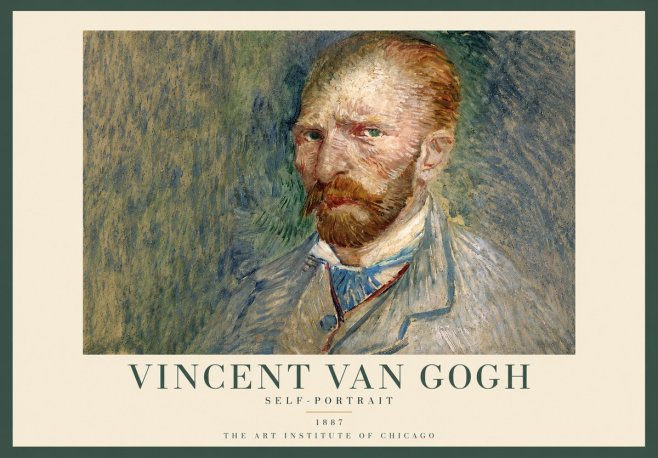 Van Gogh Self-portrait V No5 - Juliste