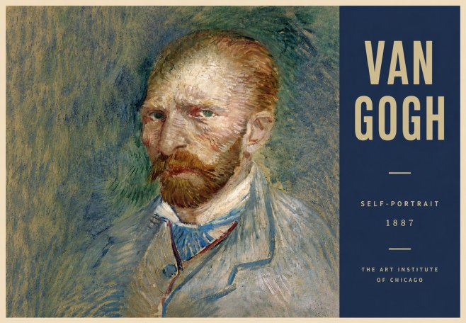 Van Gogh Self-portrait V No6 - Juliste