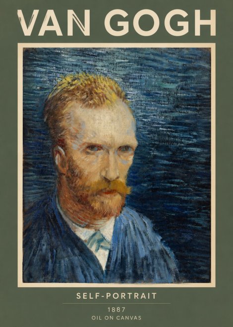 Van Gogh Self-portrait VI No2 - Juliste