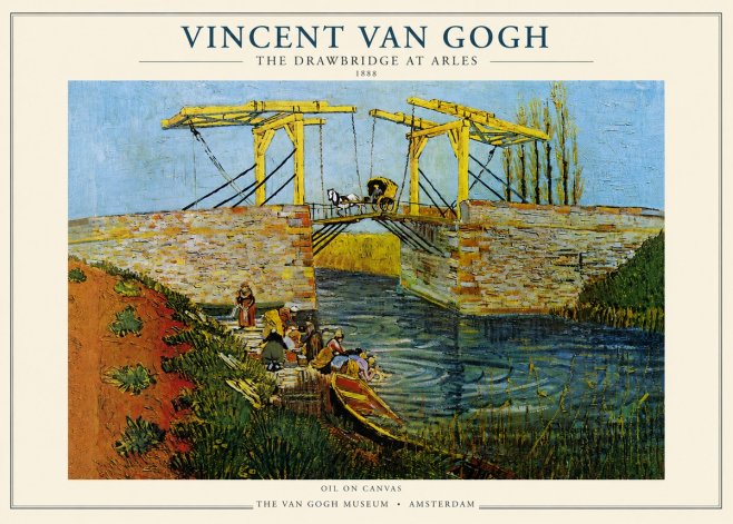 Van Gogh The Drawbridge at Arles III No3 - Juliste