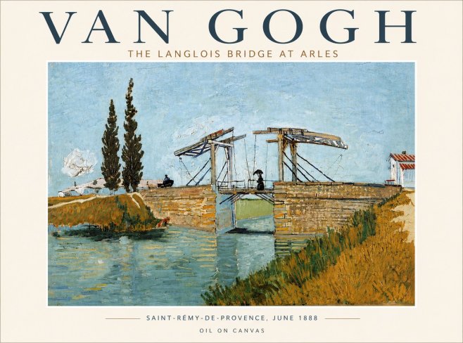 Van Gogh The Langlois Bridge at Arles No6 - Juliste