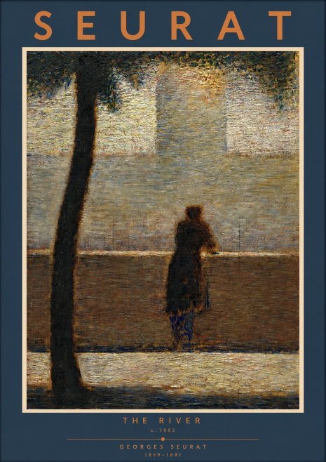 Seurat The River No2 - Juliste