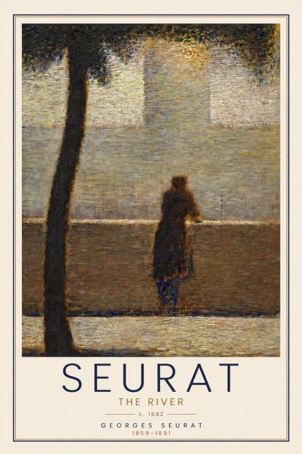 Seurat The River No3 - Juliste
