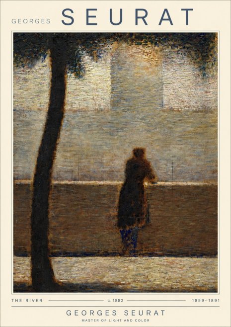 Seurat The River No4 - Juliste