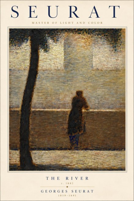 Seurat The River No6 - Juliste