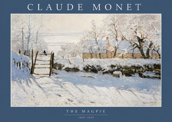 Monet The Magpie No2 - Juliste