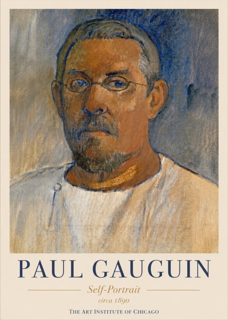 Paul Gauguin Self-portrait I No1 - Juliste