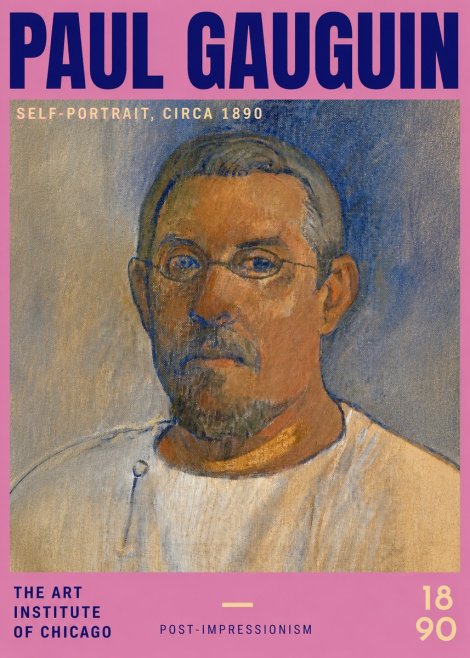 Paul Gauguin Self-portrait I No2 - Juliste