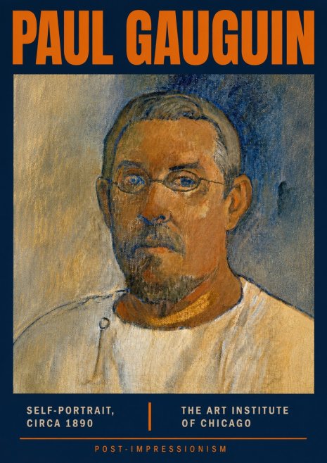 Paul Gauguin Self-portrait I No3 - Juliste