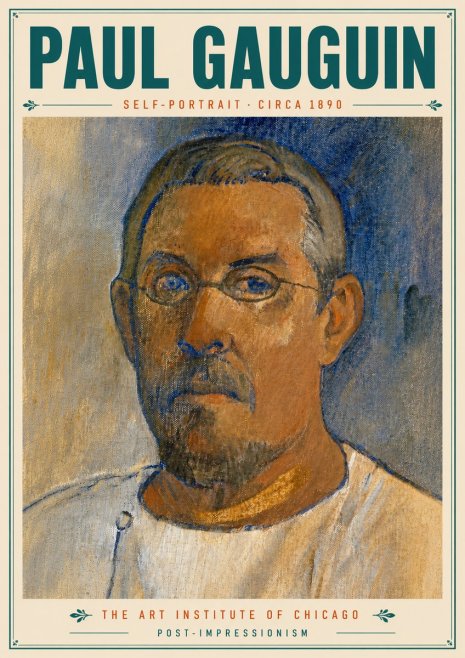 Paul Gauguin Self-portrait I No4 - Juliste
