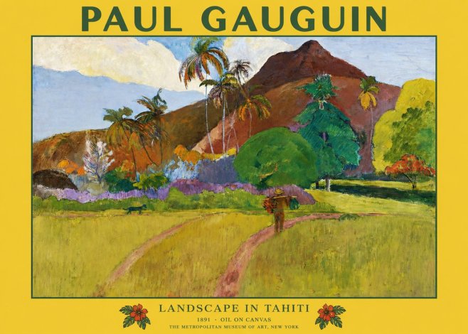 Paul Gauguin Landscape in Tahiti II No1 - Juliste