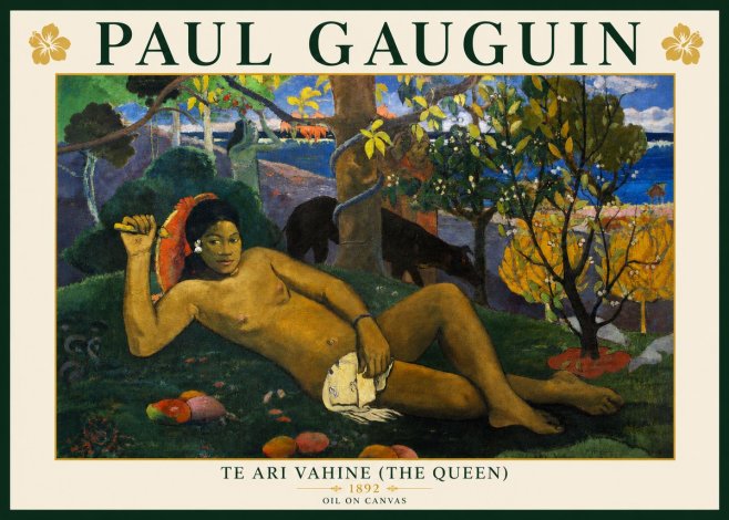 Paul Gauguin Te Ari Vahine (the Queen) No3 - Juliste