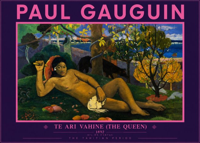 Paul Gauguin Te Ari Vahine (the Queen) No5 - Juliste