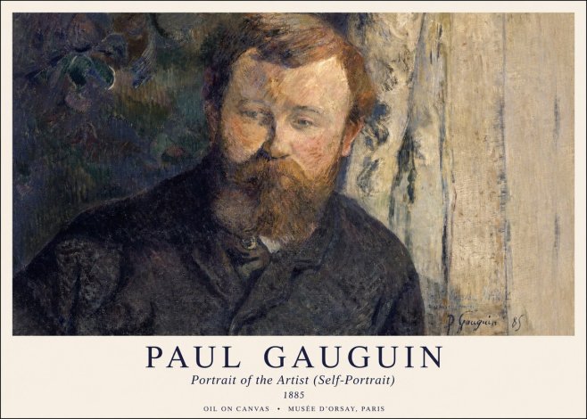 Paul Gauguin Portrait of the Artist (Self-portrait) No1 - Juliste