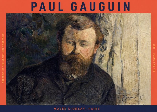 Paul Gauguin Portrait of the Artist (Self-portrait) No2 - Juliste