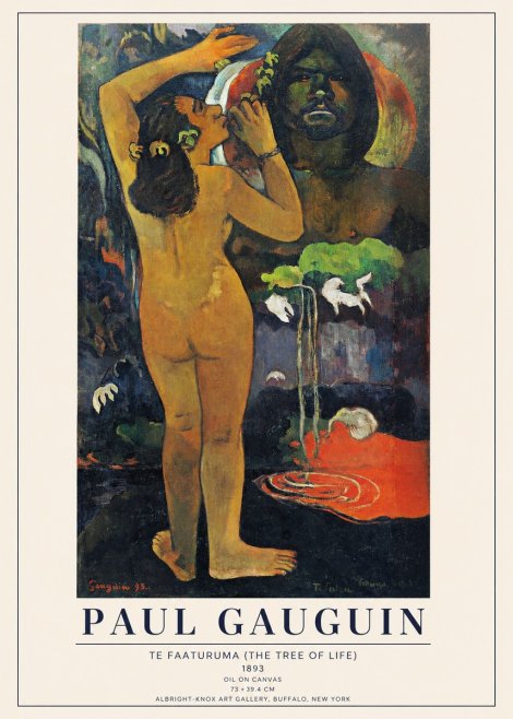 Paul Gauguin Te Faaturuma (the Tree of Life) No1 - Juliste
