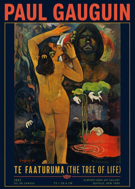 Paul Gauguin Te Faaturuma (the Tree of Life) No4 - Juliste