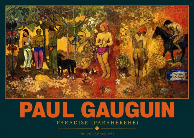 Paul Gauguin Paradise (Parahéréhé) No2 - Juliste
