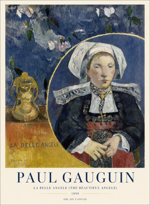 Paul Gauguin La Belle Angele No4 - Juliste