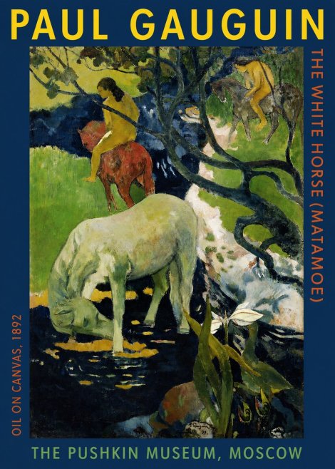 Paul Gauguin The Siamese (Tehura and Noa Noa) No5 - Juliste