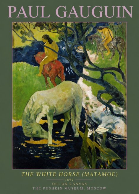 Paul Gauguin The Siamese (Tehura and Noa Noa) No6 - Juliste