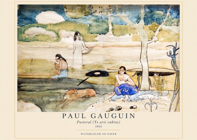 Paul Gauguin Pastoral (Te Arii Vahine) No1 - Juliste