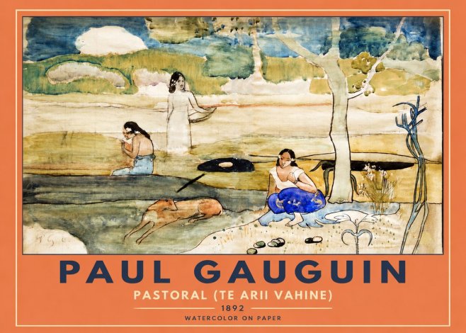 Paul Gauguin Pastoral (Te Arii Vahine) No2 - Juliste