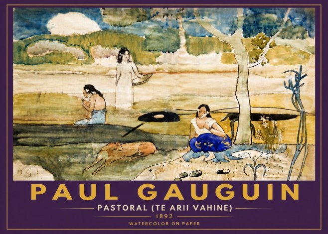 Paul Gauguin Pastoral (Te Arii Vahine) No6 - Juliste