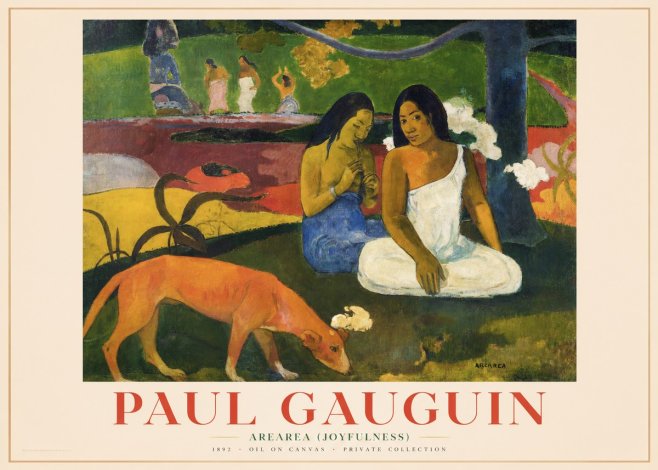Paul Gauguin Arearea (Joyfulness) No5 - Juliste
