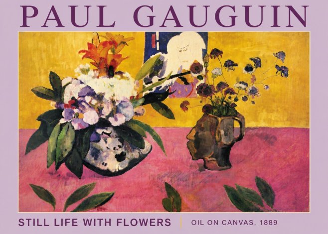 Paul Gauguin Still Life with Flowers No5 - Juliste