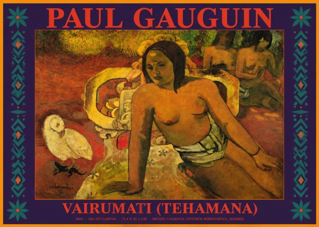 Paul Gauguin Vairumati (Tehamana) No2 - Juliste