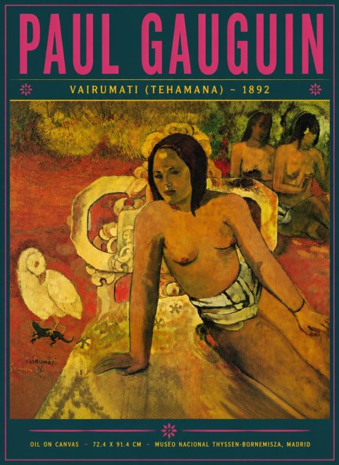 Paul Gauguin Vairumati (Tehamana) No5 - Juliste