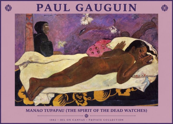 Paul Gauguin Manao Tupapau (the Spirit of the Dead Watches) No1 - Juliste
