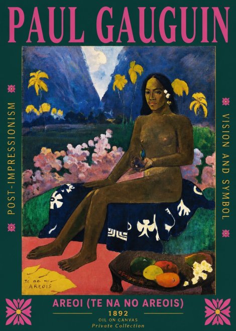 Paul Gauguin Te Na No Areois (the Seed of the Areoi) No6 - Juliste