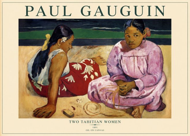 Paul Gauguin Two Tahitian Women III No1 - Juliste