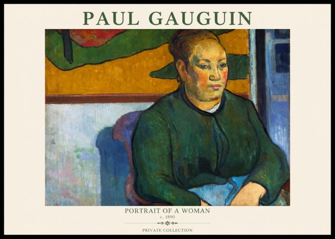 Paul Gauguin Portrait of a Woman No1 - Juliste
