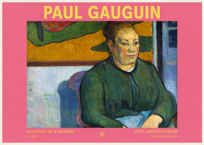 Paul Gauguin Portrait of a Woman No2 - Juliste