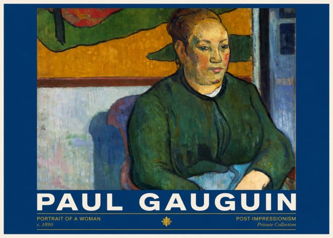 Paul Gauguin Portrait of a Woman No3 - Juliste