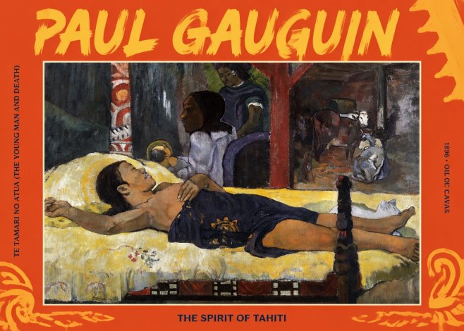 Paul Gauguin Te Tamari No Atua (the Young Man and Death) No2 - Juliste