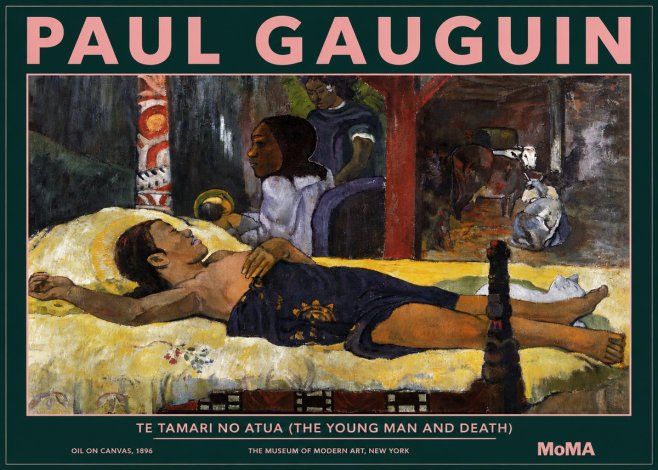 Paul Gauguin Te Tamari No Atua (the Young Man and Death) No3 - Juliste