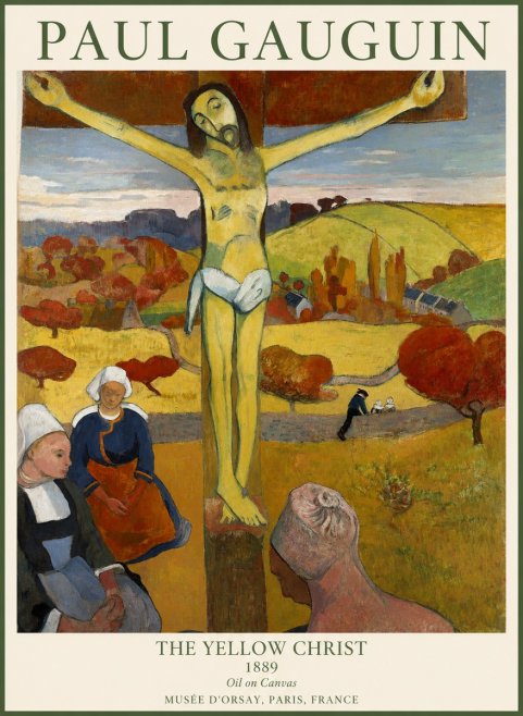 Paul Gauguin The Yellow Christ No1 - Juliste