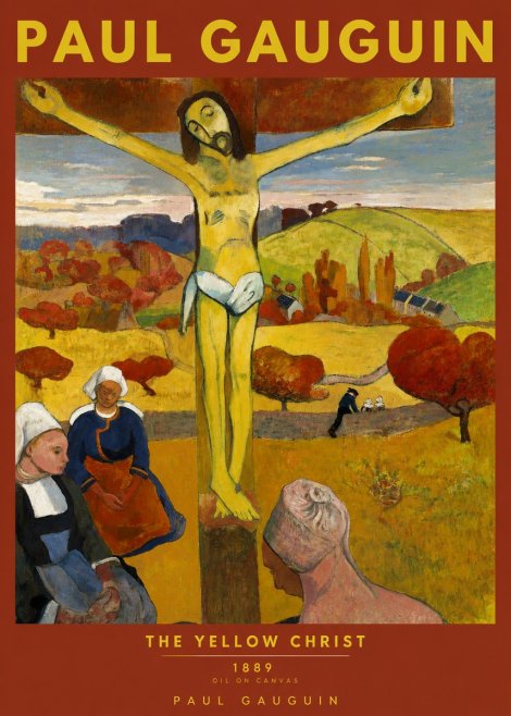 Paul Gauguin The Yellow Christ No2 - Juliste