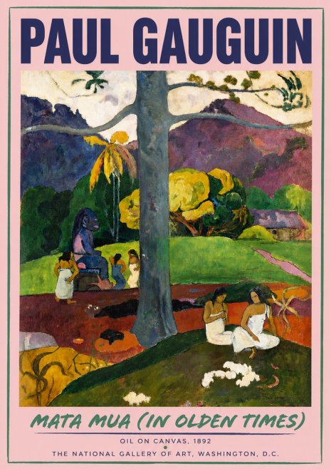Paul Gauguin Mata Mua (in Olden Times) No5 - Juliste