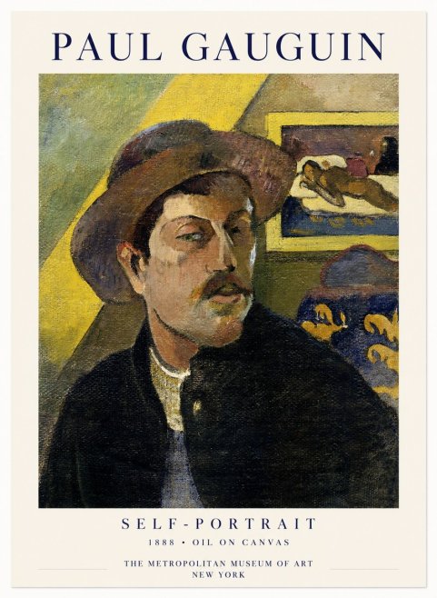 Paul Gauguin Self-portrait II No1 - Juliste