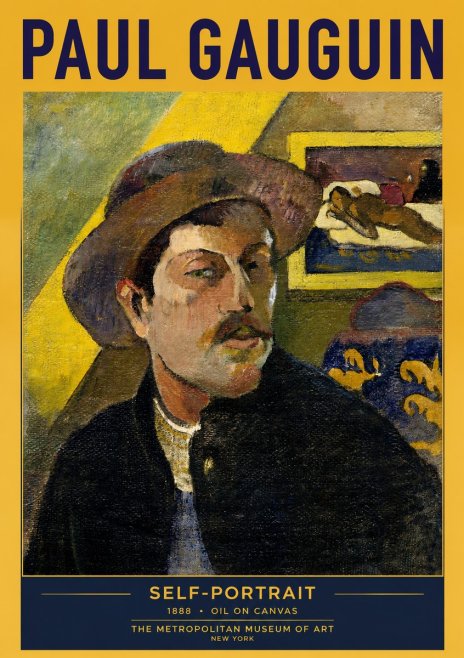Paul Gauguin Self-portrait II No2 - Juliste