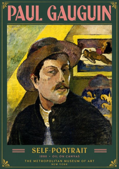 Paul Gauguin Self-portrait II No5 - Juliste
