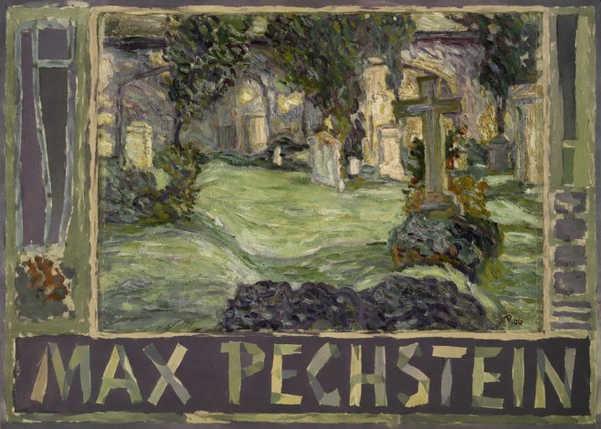 Max Pechstein Cemetery No1 - Juliste